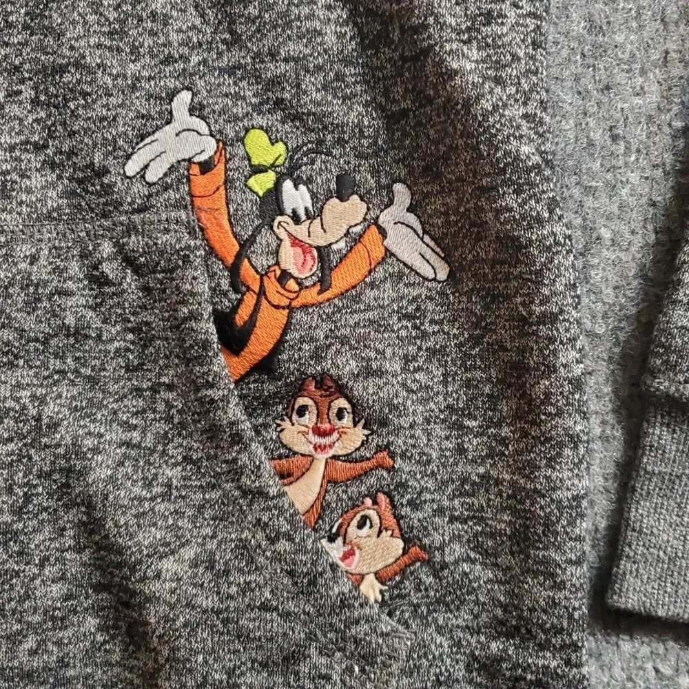 2019 Disney Parks Full Zip Hoodie Sweatshirt Embroidered Mickey Mouse Youth XL - Picture 12 of 16